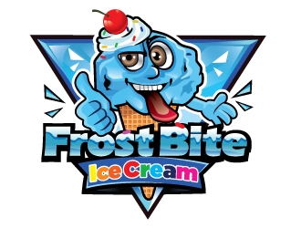 Frostbite Ice Cream logo design by Suvendu