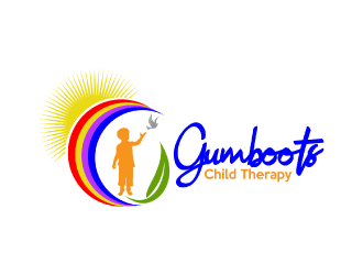 Gumboots Child Therapy logo design by nona