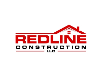 Redline Construction LLC logo design by wongndeso