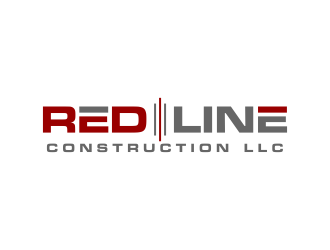 Redline Construction LLC logo design by p0peye