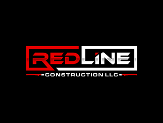 Redline Construction LLC logo design by alby