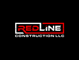 Redline Construction LLC logo design by alby