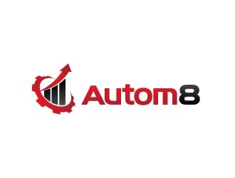 Autom8 logo design by usef44
