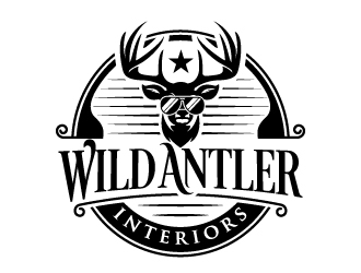 Wild Antler Interiors logo design by jaize