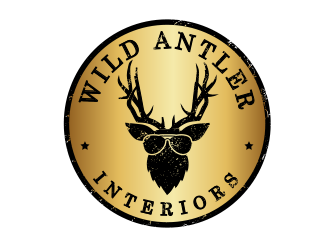 Wild Antler Interiors logo design by BeDesign