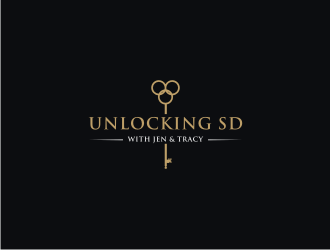 Unlocking SD with Jen & Tracy logo design by EkoBooM