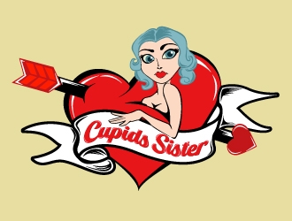Cupids Sister logo design by fries