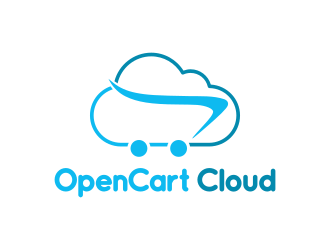 OpenCart Cloud logo design by careem