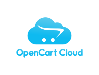 OpenCart Cloud logo design by careem