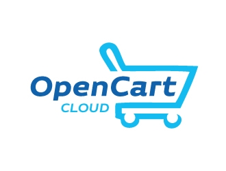 OpenCart Cloud logo design by karjen