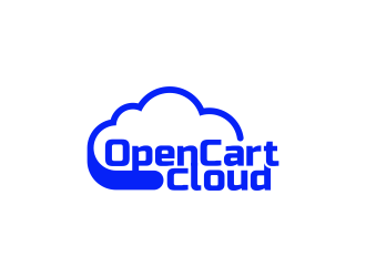 OpenCart Cloud logo design by ekitessar