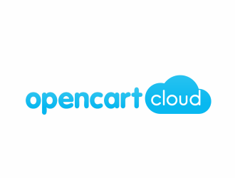 OpenCart Cloud logo design by serprimero