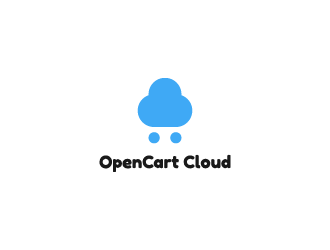 OpenCart Cloud logo design by Asadancs