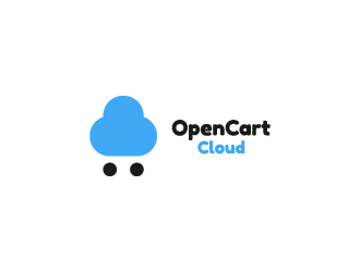 OpenCart Cloud logo design by Asadancs
