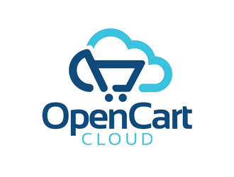 OpenCart Cloud logo design by kunejo