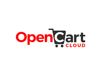 OpenCart Cloud logo design by Optimus