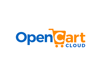 OpenCart Cloud logo design by Optimus