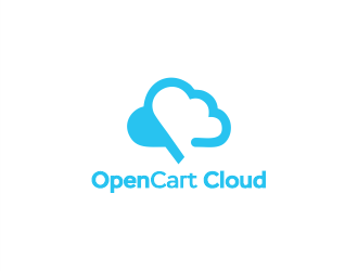 OpenCart Cloud logo design by Gwerth
