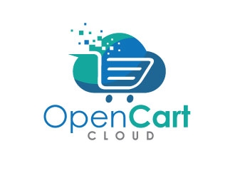 OpenCart Cloud logo design by REDCROW