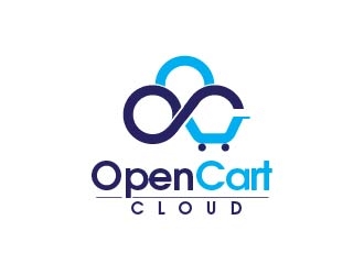 OpenCart Cloud logo design by usef44
