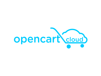 OpenCart Cloud logo design by Dhieko