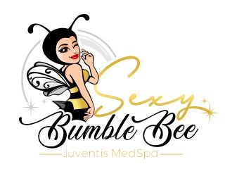Our logo is a sexy Bumble Bee/Juventis MedSpa logo design by veron
