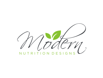 Modern Nutrition Designs logo design by scolessi