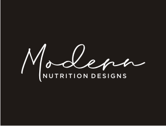 Modern Nutrition Designs logo design by bricton