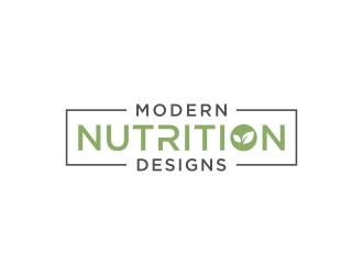 Modern Nutrition Designs logo design by haidar