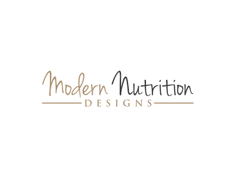 Modern Nutrition Designs logo design by bricton