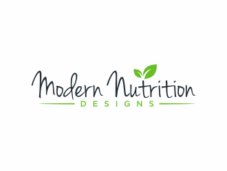 Modern Nutrition Designs logo design by scolessi