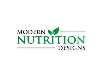 Modern Nutrition Designs logo design by rief