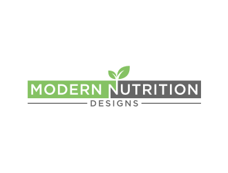Modern Nutrition Designs logo design by zizou