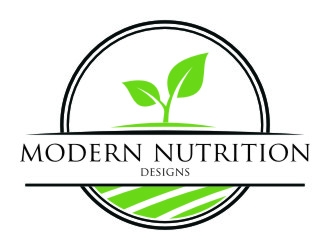 Modern Nutrition Designs logo design by jetzu
