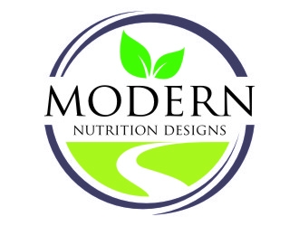 Modern Nutrition Designs logo design by jetzu