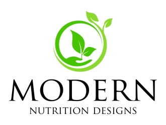 Modern Nutrition Designs logo design by jetzu