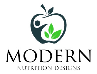 Modern Nutrition Designs logo design by jetzu