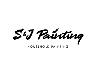 S&J Painting  logo design by KHAI