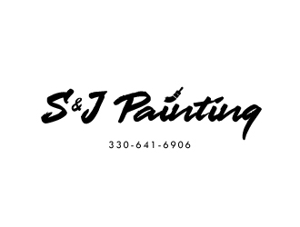 S&J Painting  logo design by KHAI