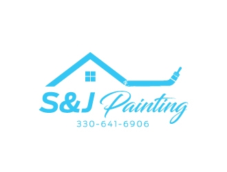 S&J Painting  logo design by KHAI