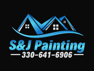 S&J Painting  logo design by dasam