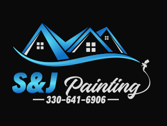 S&J Painting  logo design by dasam