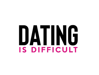Dating Is Difficult logo design by AamirKhan