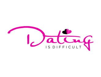 Dating Is Difficult logo design by scolessi