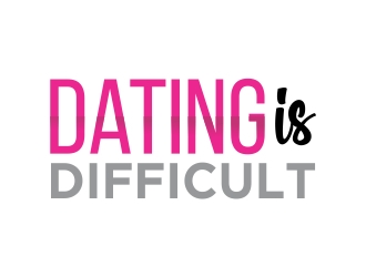 Dating Is Difficult logo design by cikiyunn