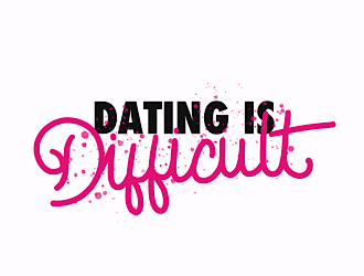 Dating Is Difficult logo design by mametos
