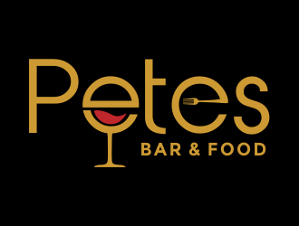 Petes Bar logo design by aldesign