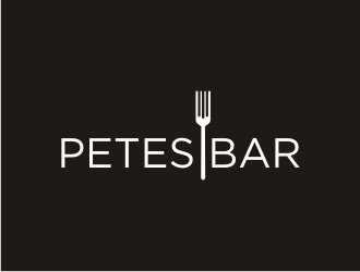 Petes Bar logo design by bricton