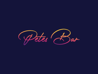 Petes Bar logo design by czars