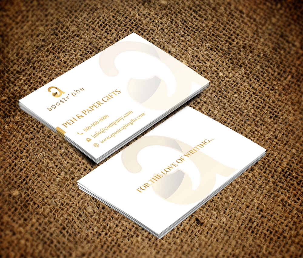 Apostrphe logo design by grea8design